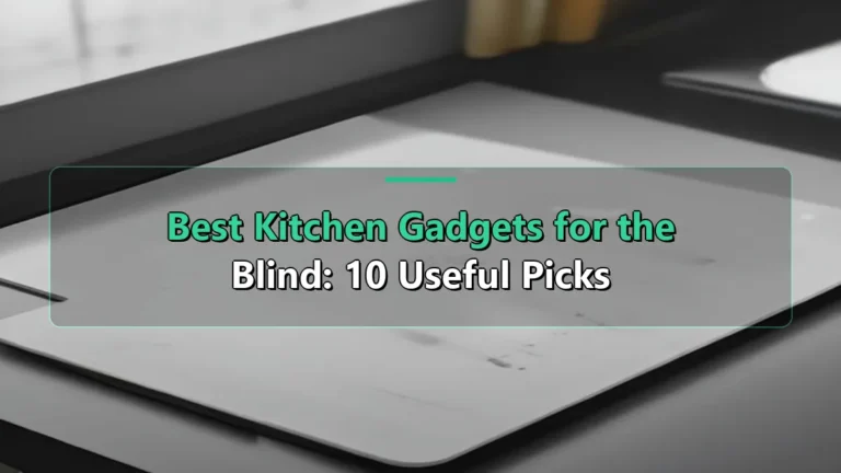Best Kitchen Gadgets for the Blind: 10 Useful Picks