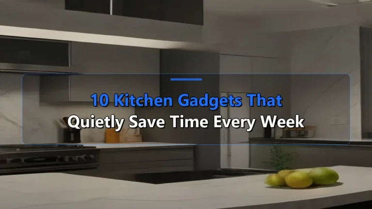 10 Kitchen Gadgets That Quietly Save Time Every Week