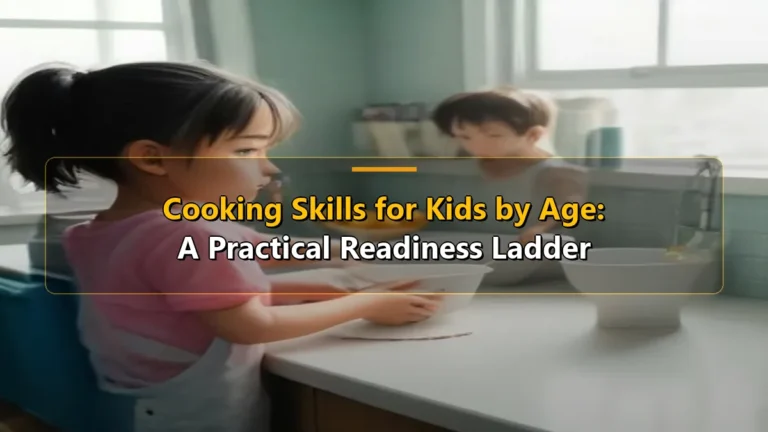 Cooking Skills for Kids by Age: A Practical Readiness Ladder