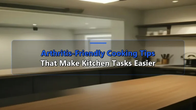 Arthritis-Friendly Cooking Tips That Make Kitchen Tasks Easier