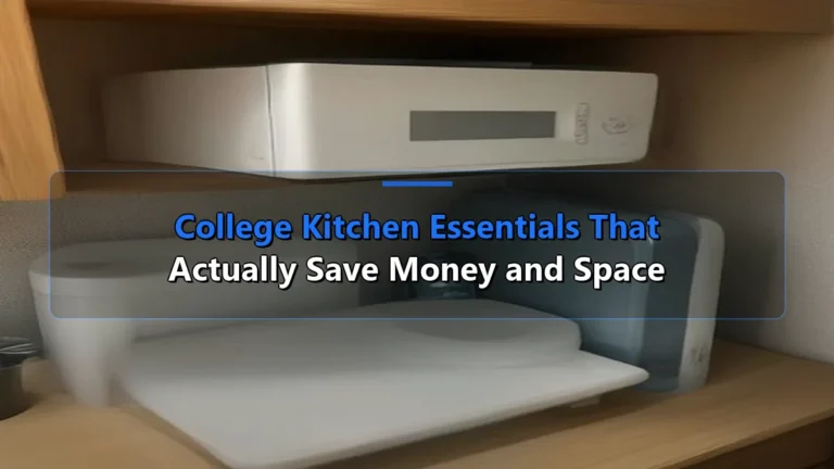 College Kitchen Essentials That Actually Save Money and Space