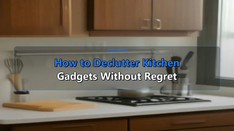 How to Declutter Kitchen Gadgets Without Regret