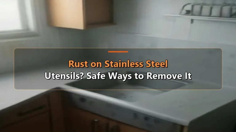 Rust on Stainless Steel Utensils? Safe Ways to Remove It