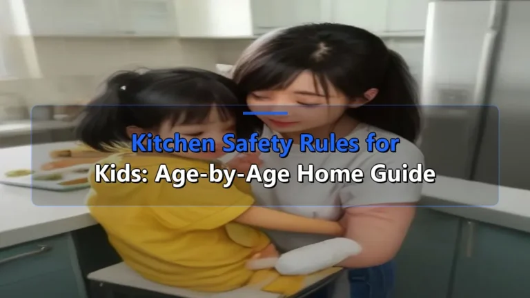 Kitchen Safety Rules for Kids: Age-by-Age Home Guide