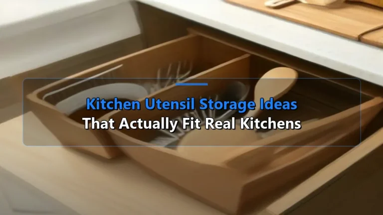 Kitchen Utensil Storage Ideas That Actually Fit Real Kitchens