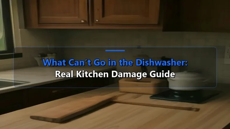 What Can’t Go in the Dishwasher: Real Kitchen Damage Guide