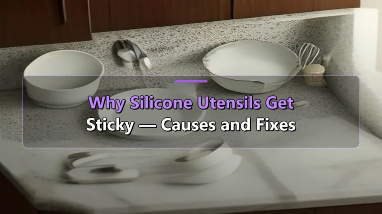 Why Silicone Utensils Get Sticky — Causes and Fixes